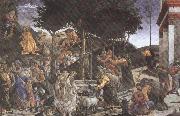 Sandro Botticelli Trials of Moses (mk36) oil